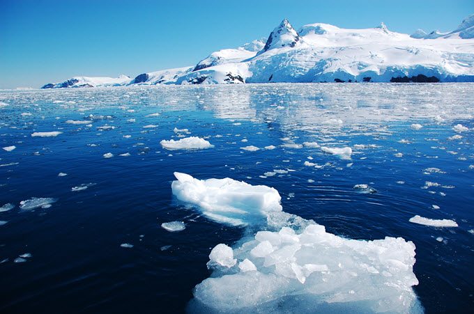 Melting Sea Ice.