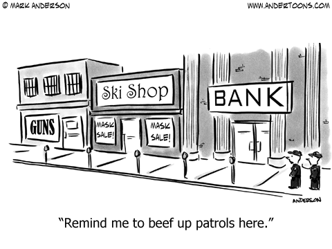 Bank Robber Cartoon.