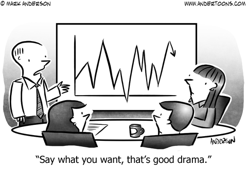 Business Drama Cartoon.