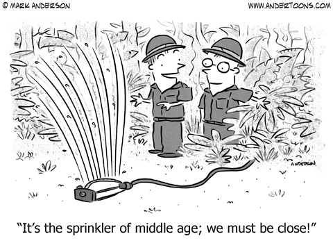 Fountain of Youth Cartoon.