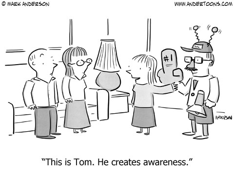 Marketing Cartoon.