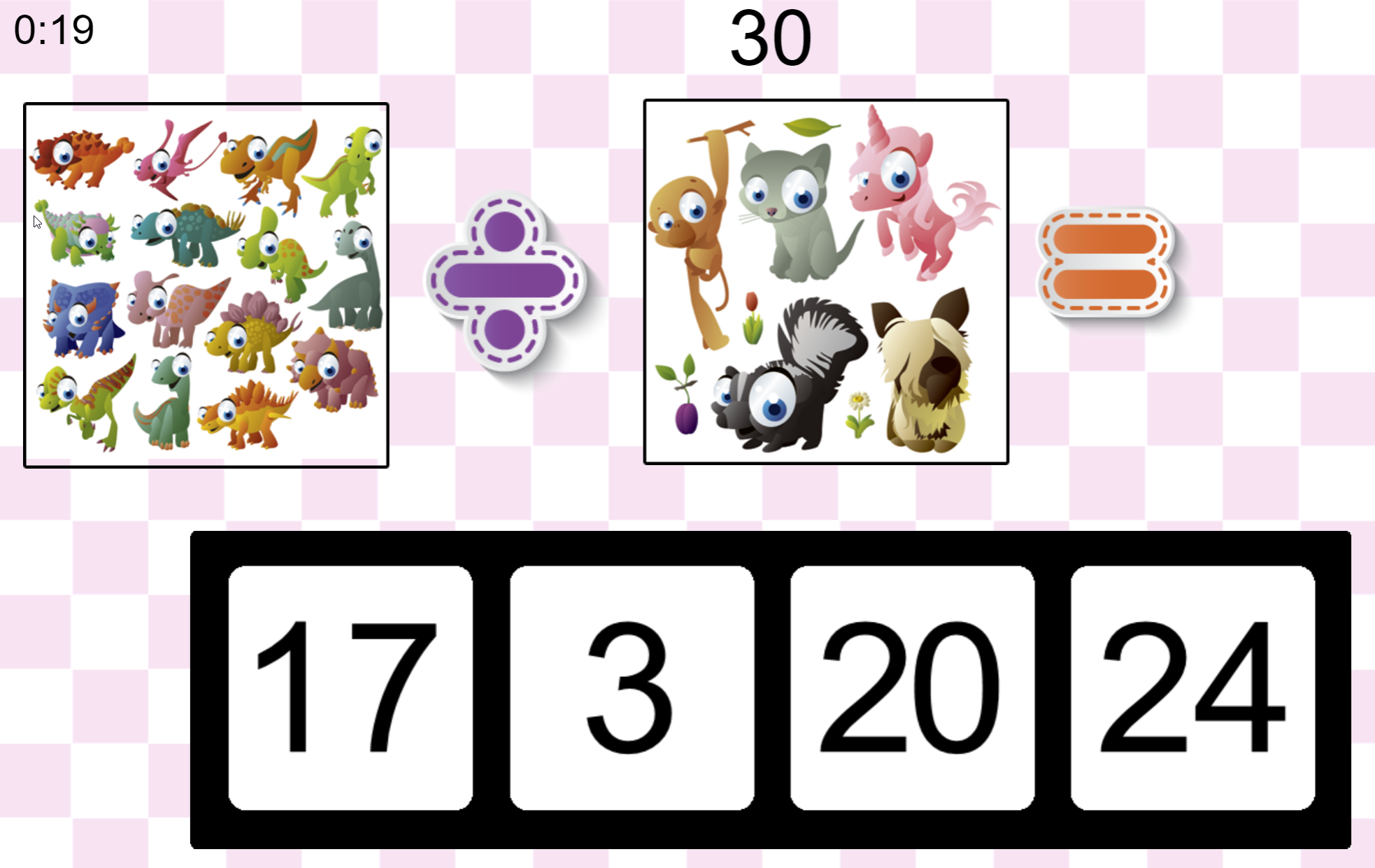 Math for Kids Game.