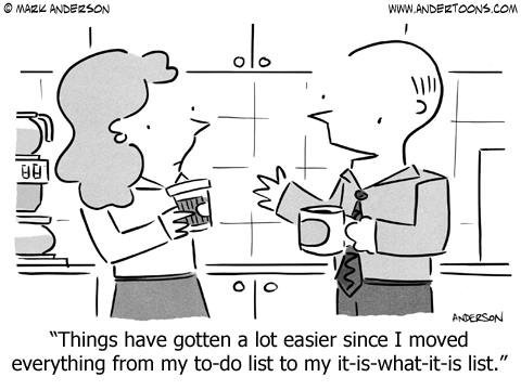 To Do List Cartoon.