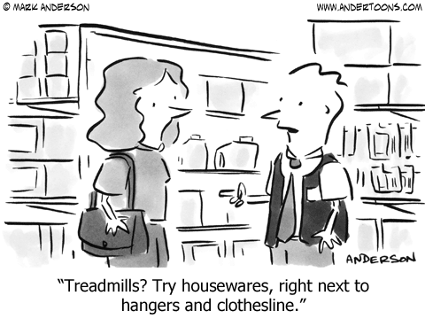 Treadmill Cartoon.