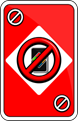 Uno Skip Card.